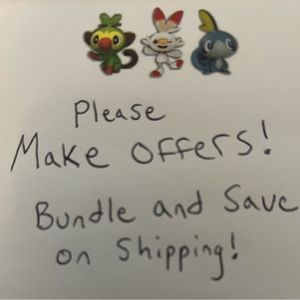 Please Make Offers! Bundle and save on shipping! Thank you!